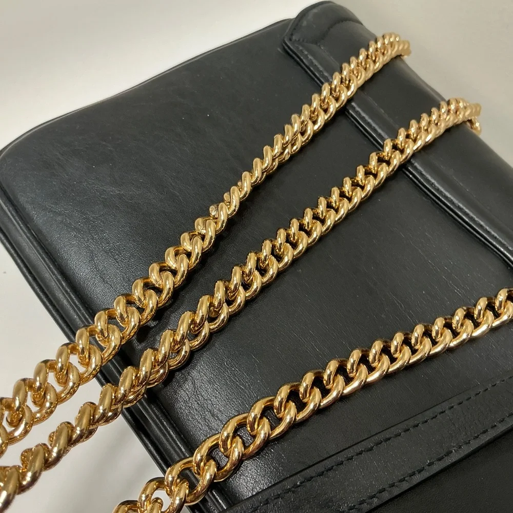 GUCCI RAJAH shoulder cross body black leather bag - Picture 4 of 11